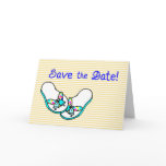 Beach Save the Wedding Date Cards