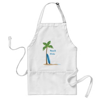 Beach Scene Aprons by trennea