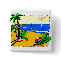 Beach Scene Pins