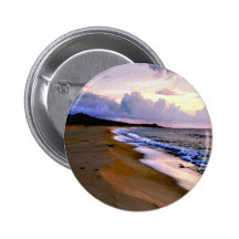 Beach Scene Button...Wedding Favor