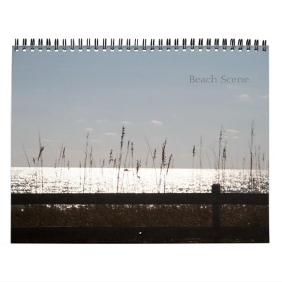 Beach Scene Calendar by LadyKassie