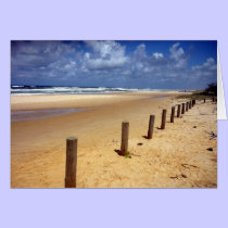 beach scene cards