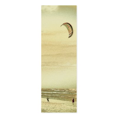 Beach Scene Custom Bookmark Business Card by Beachwalker
