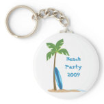 Beach Scene Keychain
