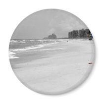 Beach Scene magnets