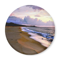 Beach Scene Magnet Wedding Favor by MyDreamWedding Beach Scene Magnet Wedding Favor