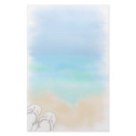 Beach Scene Stationery