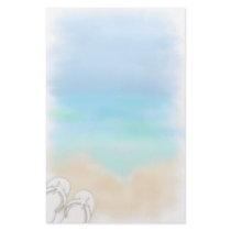 Beach Scene Stationery