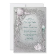 Beach Seashells Beach Wedding invitation