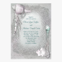 Beach Seashells Beach Wedding invitations