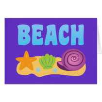 Beach Seashells Card