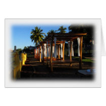 Beach Shadows; Customizable Cards