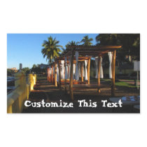 Beach Shadows; Customizable Sticker