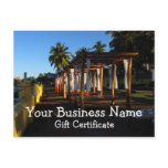 Beach Shadows; Gift Certificate Postcards