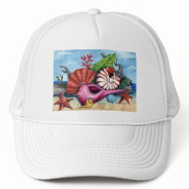 Beach Shells Cap hats