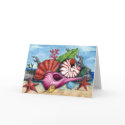 Beach Shells Painting Card by SherryHolderHunt Beach Shells Painting Card