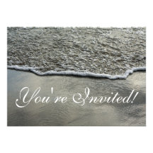 Beach Shoreline Invitation