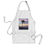 beach side scene at sunset apron