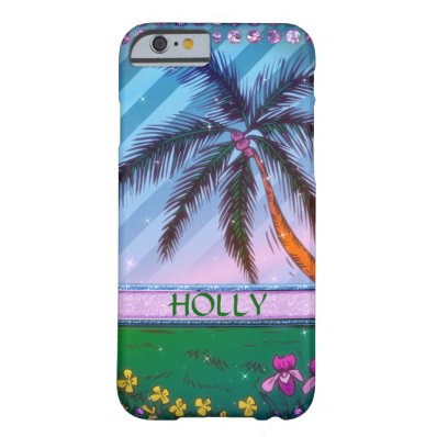 Beach Sparkle Barely There iPhone 6 Case