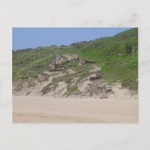Beach Stairs postcard