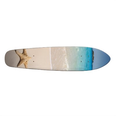 Beach Star Skate Board Deck by BoardsByDesign