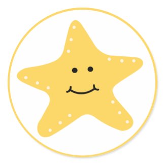 Beach Starfish Sticker sticker