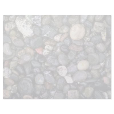 Beach stones and agates, Lopez Island, San Juan Is Customized Letterhead by inspirelove