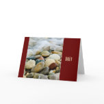Beach Stones I Greeting Card