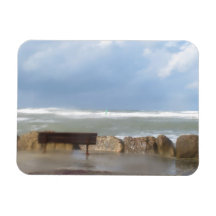 Beach Storm Photo Magnet