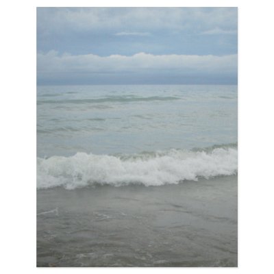 Beach Storm Waves Customized Letterhead by KatsEyes