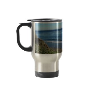 Beach, Summerland, California mug