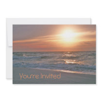 Beach Sunrise Invitation
