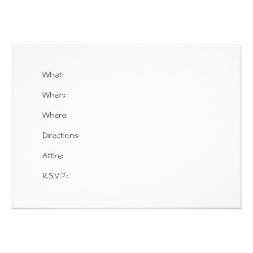 Beach Sunrise Invitation