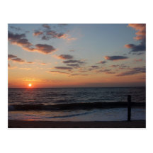 Beach Sunrise Post Card