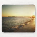 Beach Sunset at Coney Island, Brooklyn Mouse Pads