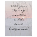 Beach Sunset Background Flyer by cherylarogers Beach Sunset Background Flyer