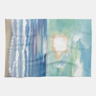 Beach Theme Kitchen Towels, Beach Theme Hand Towels