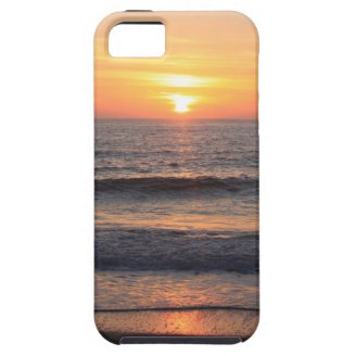 Beach Sunset over the Ocean iPhone 5 Cases