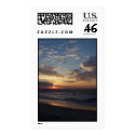 Beach Sunset postage by Ruba102 Beach Sunset postage