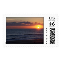 Beach sunset postage by rfmusique Beach sunset postage