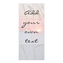 Beach Sunset Rack Card