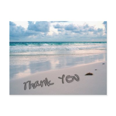 beach thank you