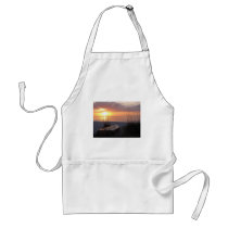 Beach Sunset with Boat Aprons