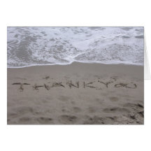 Beach Thank You Card