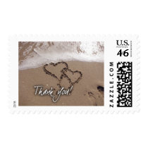 Beach thank you stamps