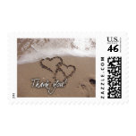 Beach thank you stamps