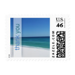 Beach Thank You Wedding Small Postage