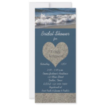 Beach Theme Bridal Shower Invitation