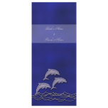 Beach theme - menu wedding - elegant party personalized announcements