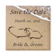 Beach Theme Save the Date magnets magnet
